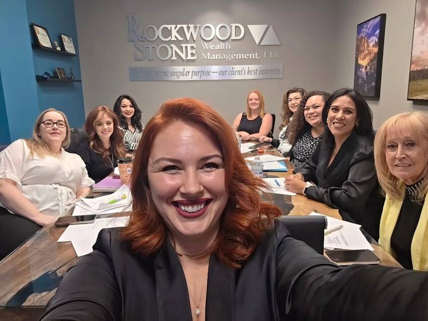 Women supporting each other at a BWP event