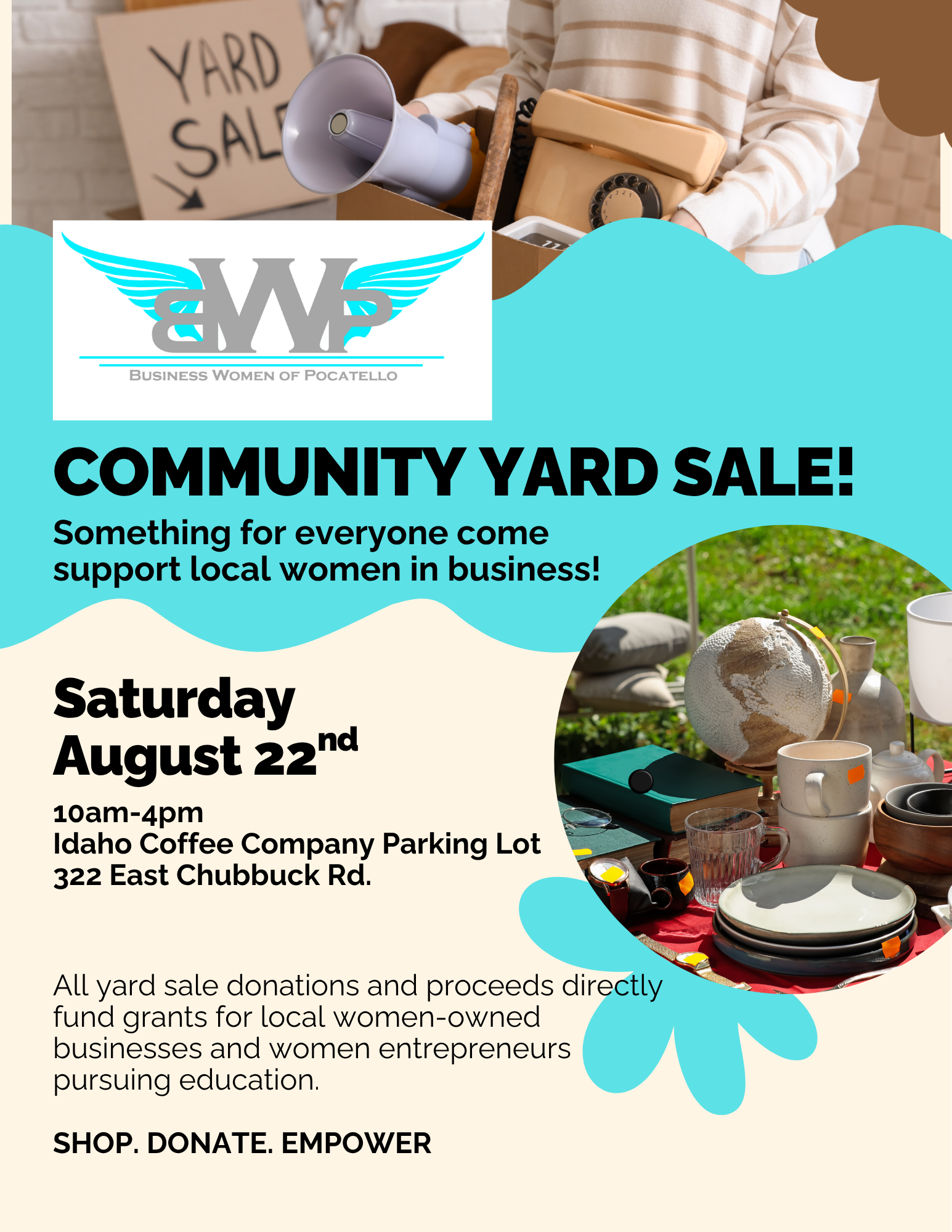 BWP Community Yard Sale Flyer